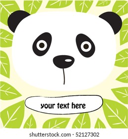 Forest panda with text 1