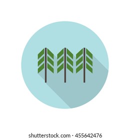 forest (park) icon. vector illustration