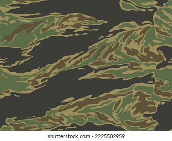 
Forest pattern camouflage seamless background, vector texture, fashion, disguise.