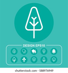 Forest pictograph