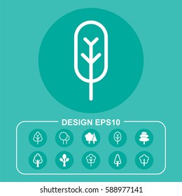 Forest pictograph