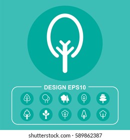 Forest pictograph