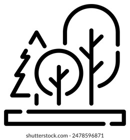 Forest Pine Icon for web, app, infographic etc