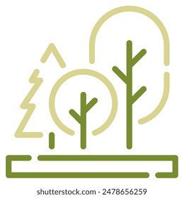 Forest Pine Icon for web, app, infographic etc