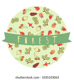 forest plants and berries