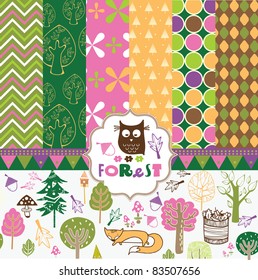 forest scrapbook