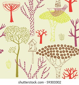 forest seamless pattern