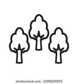 Silueta forestal de árbol de hoja ancha
Icono de imagen
