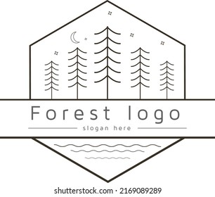 forest silhouette logo for copmany