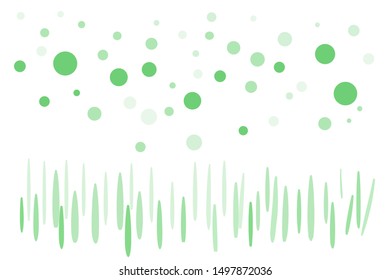 forest and sky in green tone abstract background