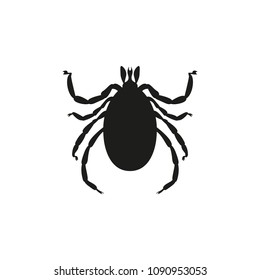 Forest tick icon. Simple vector illustration.