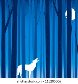 Forest tree background