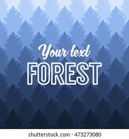  forest tree design silhouette background vector illustration
