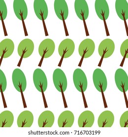 forest tree foliage nature seamless pattern image
