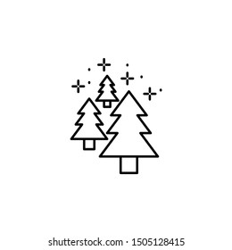 Forest, tree icon. Element of geography icon