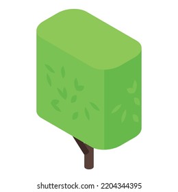 Forest tree icon. Isometric of forest tree vector icon for web design isolated on white background