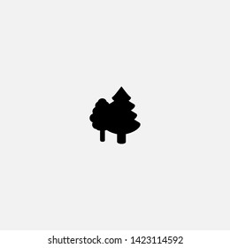 forest tree icon sign signifier vector