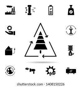 Forest, tree icon. Universal set of ecology for website design and development, app development
