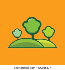 Forest and tree illustration