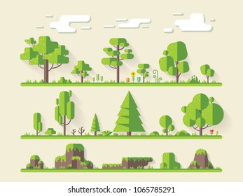 forest tree nature element