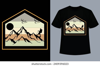 Forest Tree Vintage Retro T-Shirt