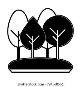 forest trees icon image