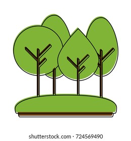 forest trees icon image