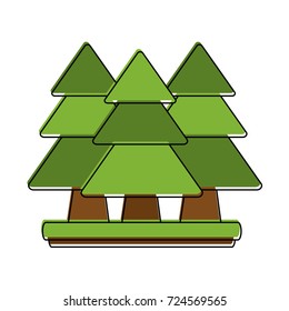 forest trees icon image