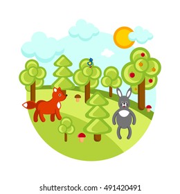 Forest vector
