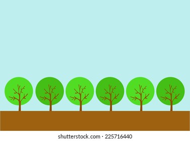 Forest vector design
