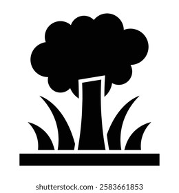 Forest Vector Glyph Icon Vector Design
