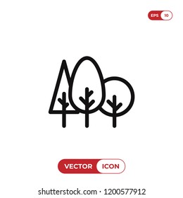 Forest vector icon