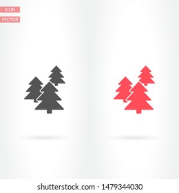 Forest Vector iconVector icon cart with box 10 EPS . Lorem Ipsum Illustration design