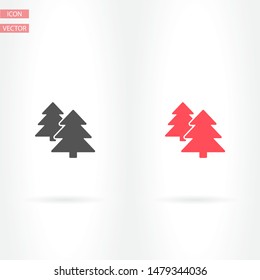 Forest Vector iconVector icon cart with box 10 EPS . Lorem Ipsum Illustration design