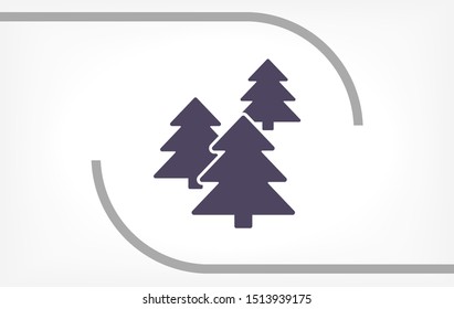 Forest Vector iconVector icon cart with box 10 EPS . Lorem Ipsum Illustration design