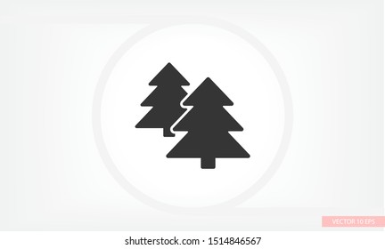 Forest Vector iconVector icon cart with box 10 EPS . Lorem Ipsum Illustration design