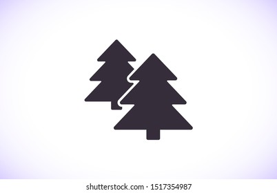 Forest Vector iconVector icon cart with box 10 EPS . Lorem Ipsum Illustration design