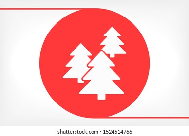 Forest Vector iconVector icon cart with box 10 EPS . Lorem Ipsum Illustration design