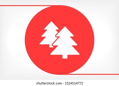 Forest Vector iconVector icon cart with box 10 EPS . Lorem Ipsum Illustration design