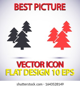 Forest Vector iconVector icon cart with box 10 EPS . Lorem Ipsum Illustration design