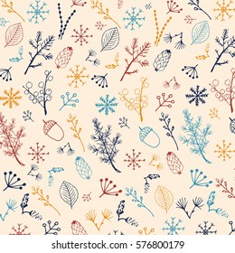 Forest vector pattern. 