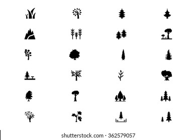 Forest Vector Solid Icons 1