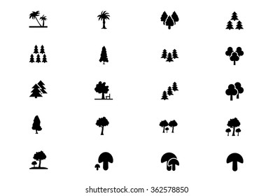 Forest Vector Solid Icons 4