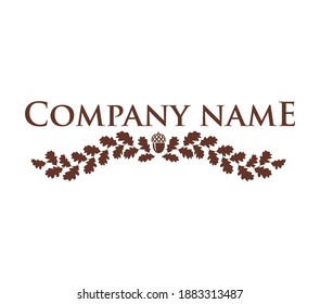 forest, wood and nature. Ready Logo