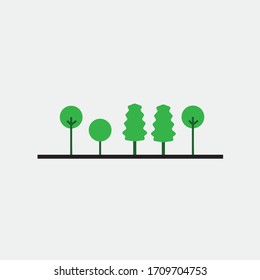 árboles vectores de bosques
