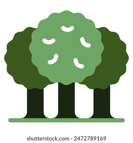 Forestation Icon for web, app, infographic, etc