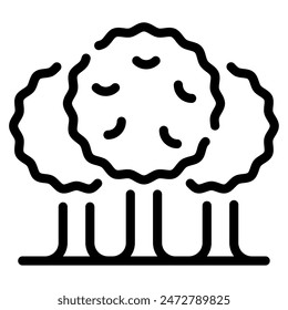 Icono de Forestación para Web, App, infografía, etc