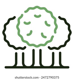 Forestation Icon for web, app, infographic, etc