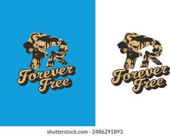 forever free vector art illustration