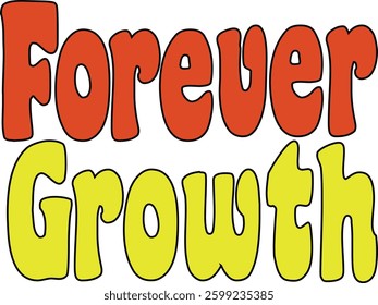 Forever growth vector template designs png